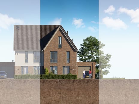 2 onder 1 kapwoning (Bouwnr. #030)