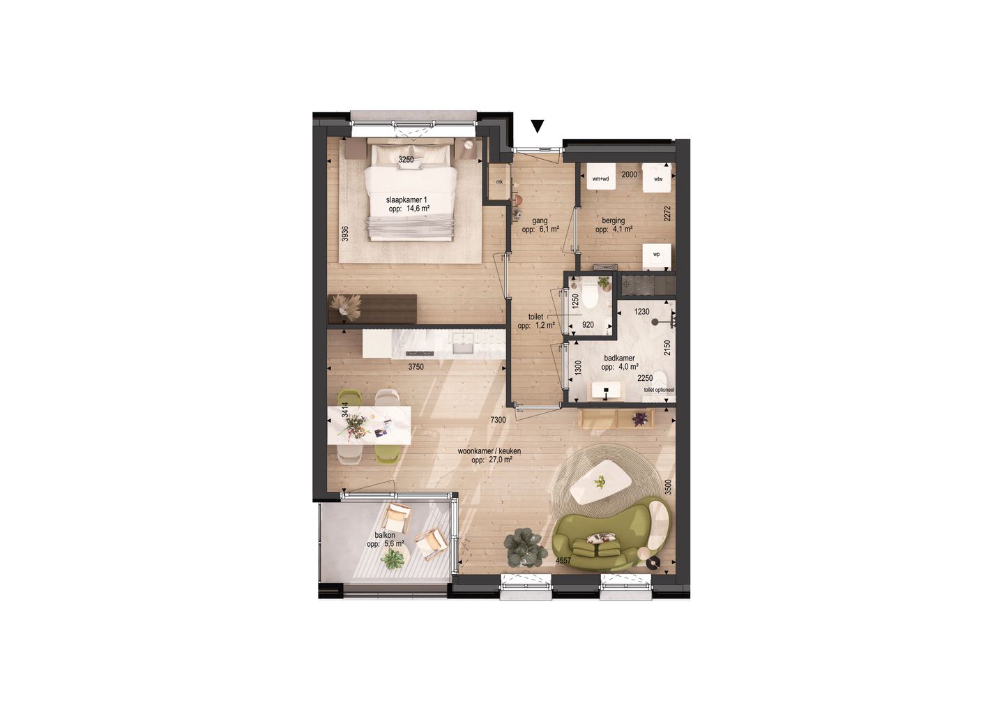 Dingstraat nieuwbouwappartement A32