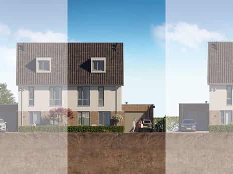 2 onder 1 kapwoning (Bouwnr. #028)