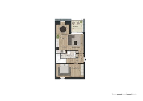 Maisonnette Het Kabinet (Bouwnr. K3.01)