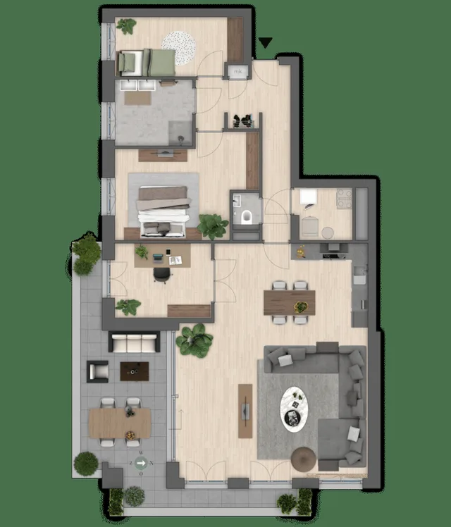 Appartement Breevaart Zuid (Bouwnr. 6)