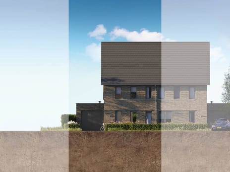 2 onder 1 kapwoning (Bouwnr. 83)
