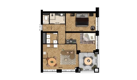 3-kamerappartement (Bouwnr. 1.09)