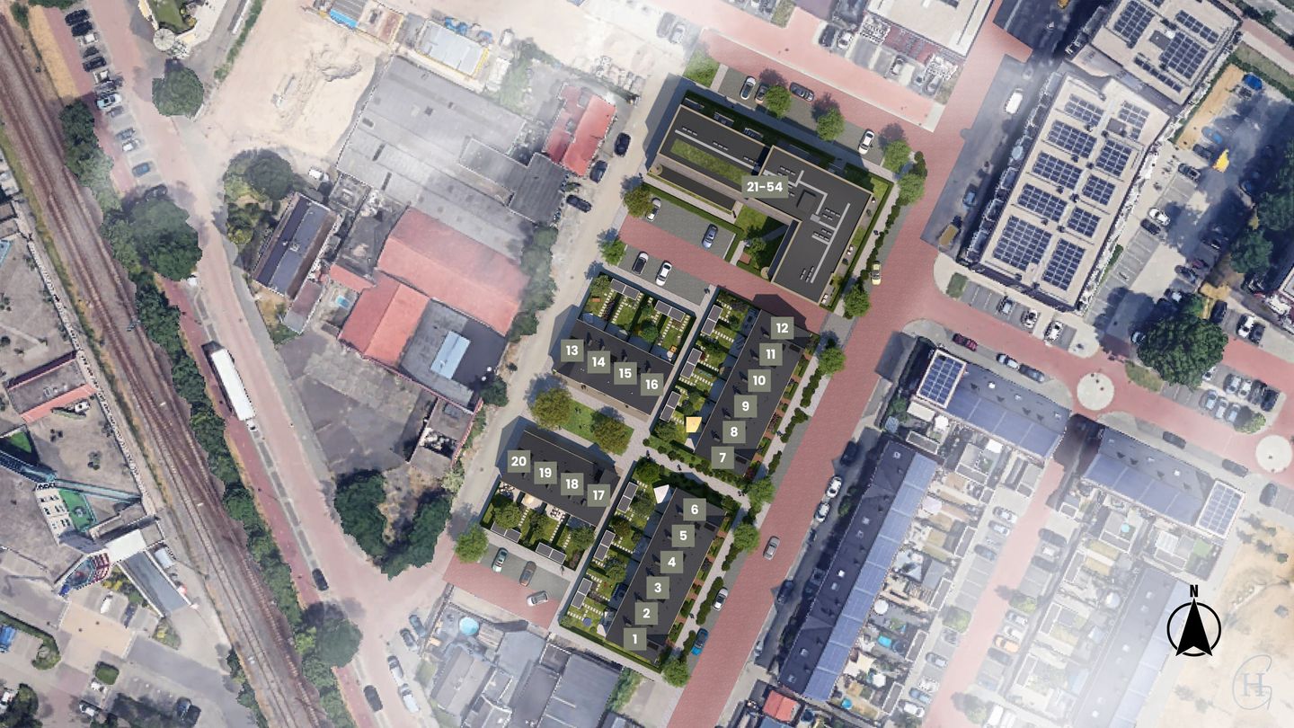 Blok 01 - Tussenwoning - Tussenspoor (Bouwnr. bnr. 2)