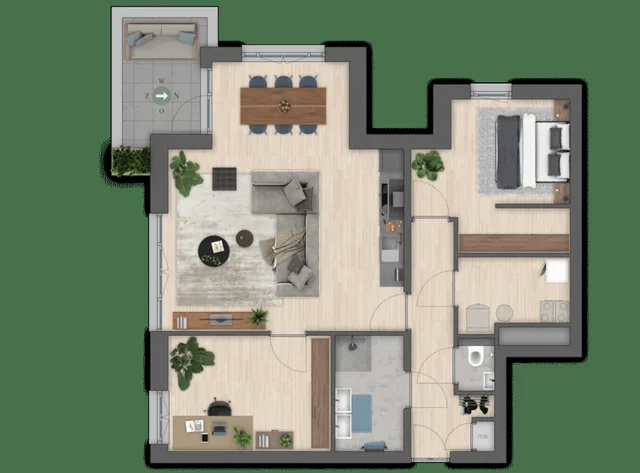 Appartement Breevaart Noord (Bouwnr. 12)