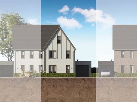2 onder 1 kapwoning (Bouwnr. 72)
