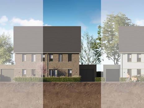 2 onder 1 kapwoning (Bouwnr. 74)