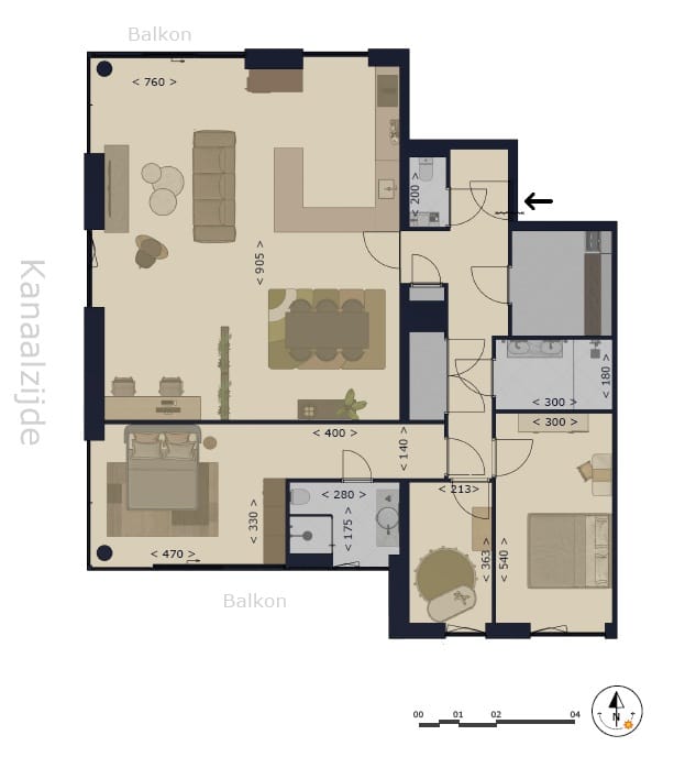Victoria | Appartement havenkanaal bnr. 9